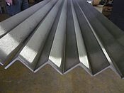 SS angles 10x10mm up to 200x200mm AISI304 hot rolled and drawn