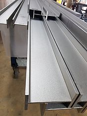 IPE100 Profil laserwelded with polished surface available