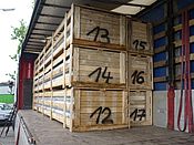 Holzkisten mit ISPM 15 schützen beim Transport 