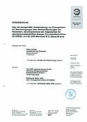 TÜV certificate Lechner Edelstahl