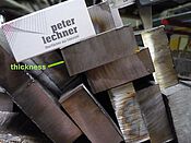 stainless steel flatbar thickness side
