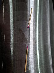 273x3 1.4301 Rohr beim Schleifen mit Schweißnaht und Fertigungsmerlmale