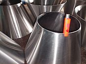 Not only attractive but also technically advanced surface on reducers 1.4404 323/168 with Ra value <0.8my