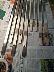 auf Oberflächenwert geschliffene Systemleisten F25x10 Blank Flachstahl