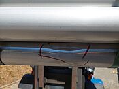 damaged exterior surface roundtube 76,1x1,6mm