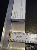 VA Winkel Edelstahl V2A Winkeleisen Oberfl/äche blank L/änge 2000 mm Abmessungen 35 x 35 x 4 mm