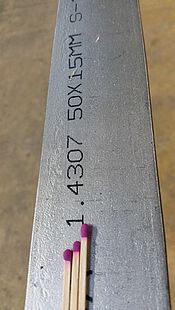 4307 50x15mm flatbar hot rolled