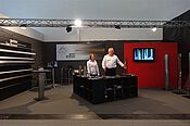 High-grade steel profiles on our exhibition stand in Munich