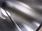internally polished tube 273x22mm grade 316L length 6000mm