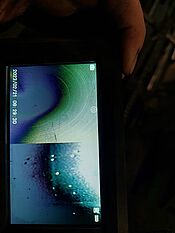 check by camera on inside surface of tube polished Ra0.4my