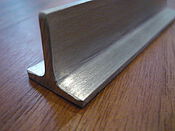 T Profil geschliffen Edelstahl 20x20x3mm V2a 1.4301