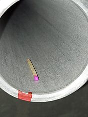 Rohe Edelstahlrohre zum innen schleifen auf Ra Wert 0,4my 
