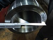 measurement from inside polished tubes grade 316TI