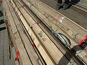einheimisches Holz zur Verpackung verwendet