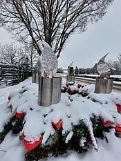 the latest snow just in time for Advent season